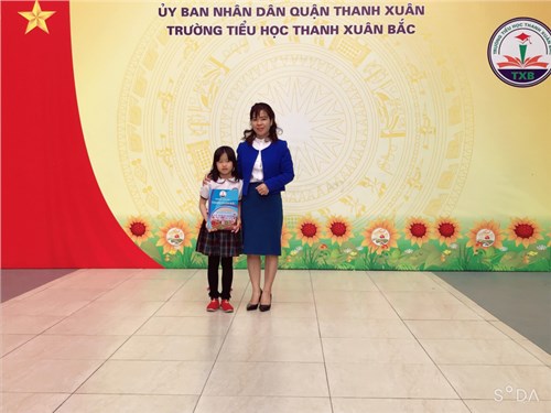 Trường Tiểu học Thanh Xuân Bắc tổ chức chúc mừng học sinh đạt giải TDTT cấp quận